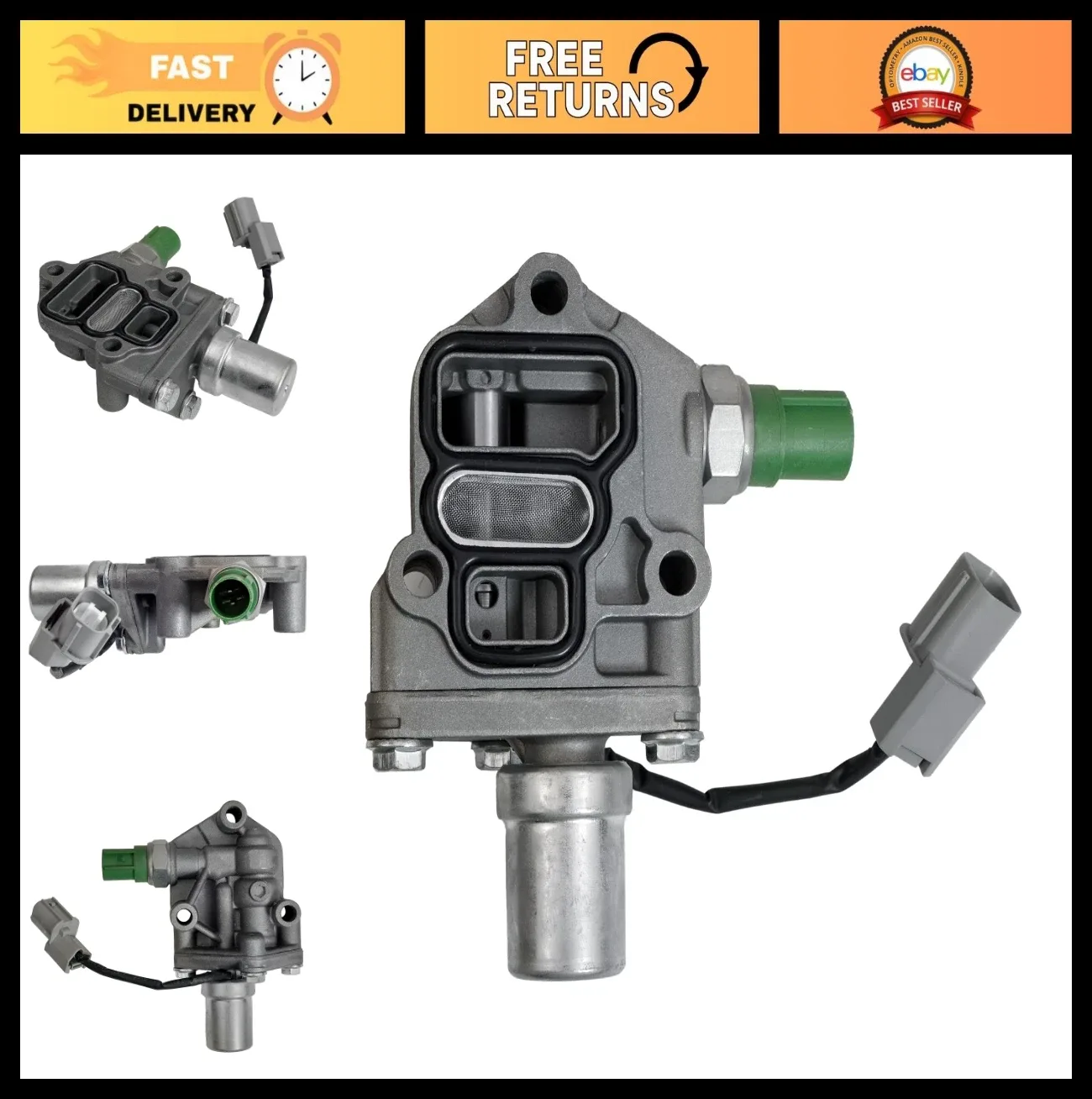 1998-2002 Honda Accord 2.3L VTEC Transmission Solenoid Spool Valve & Gasket - 15810-P2R-A01