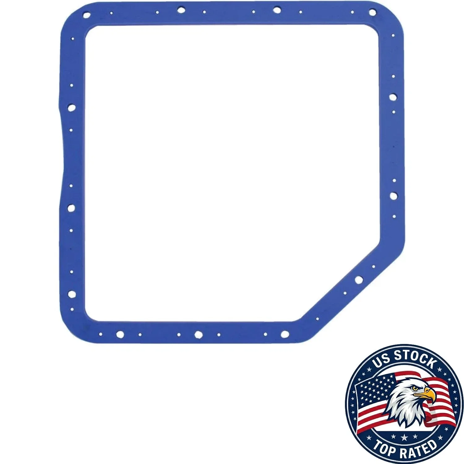 GM Turbo 350 Transmission Gasket — Vulcanized Rubber with Steel Frame (93102)