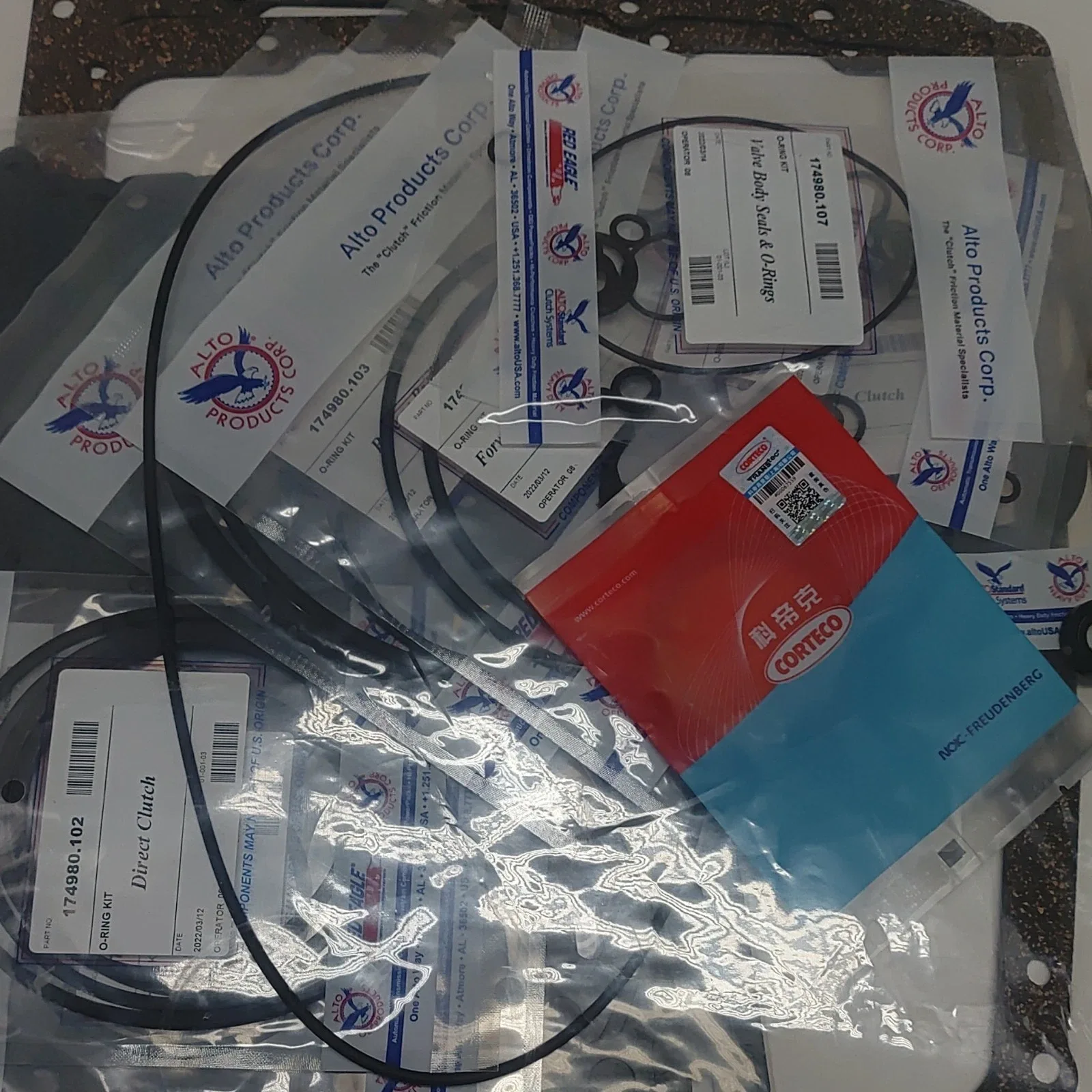 Alto 174800x RE5R05A Transmission Gasket/Overhaul Kit image 2