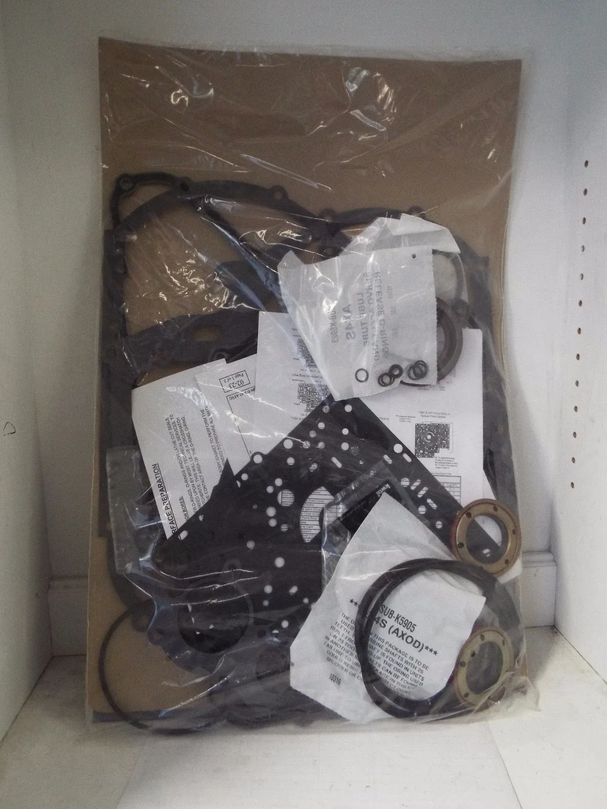 1999-2003 AX4S Overhaul Kit Gaskets Rings & Seals KP59900GX image 3