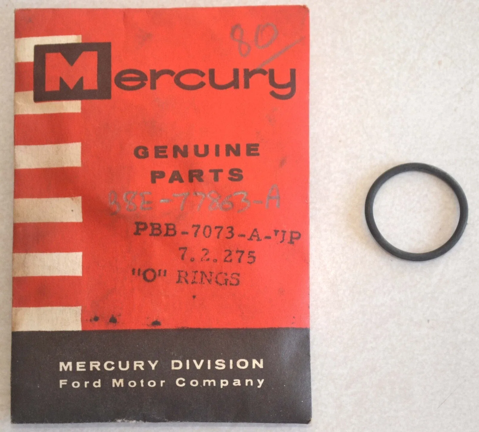 1958-1964 Mercury & Lincoln Transmission Rear Pump O-Ring Seal PBB-7073-A