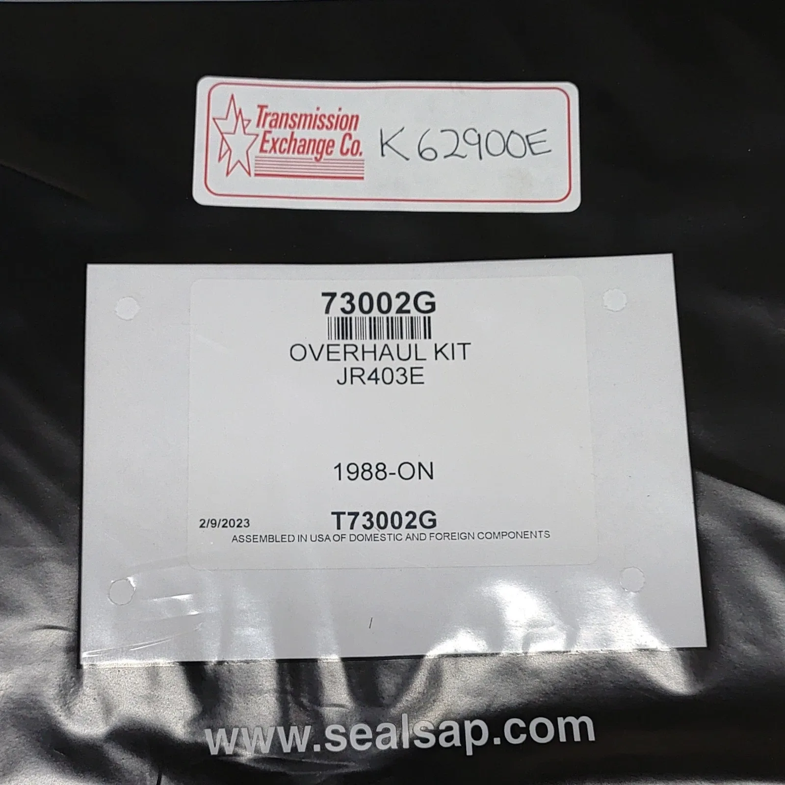 1988-on JR403E Overhaul Gasket Kit T73002G image 3