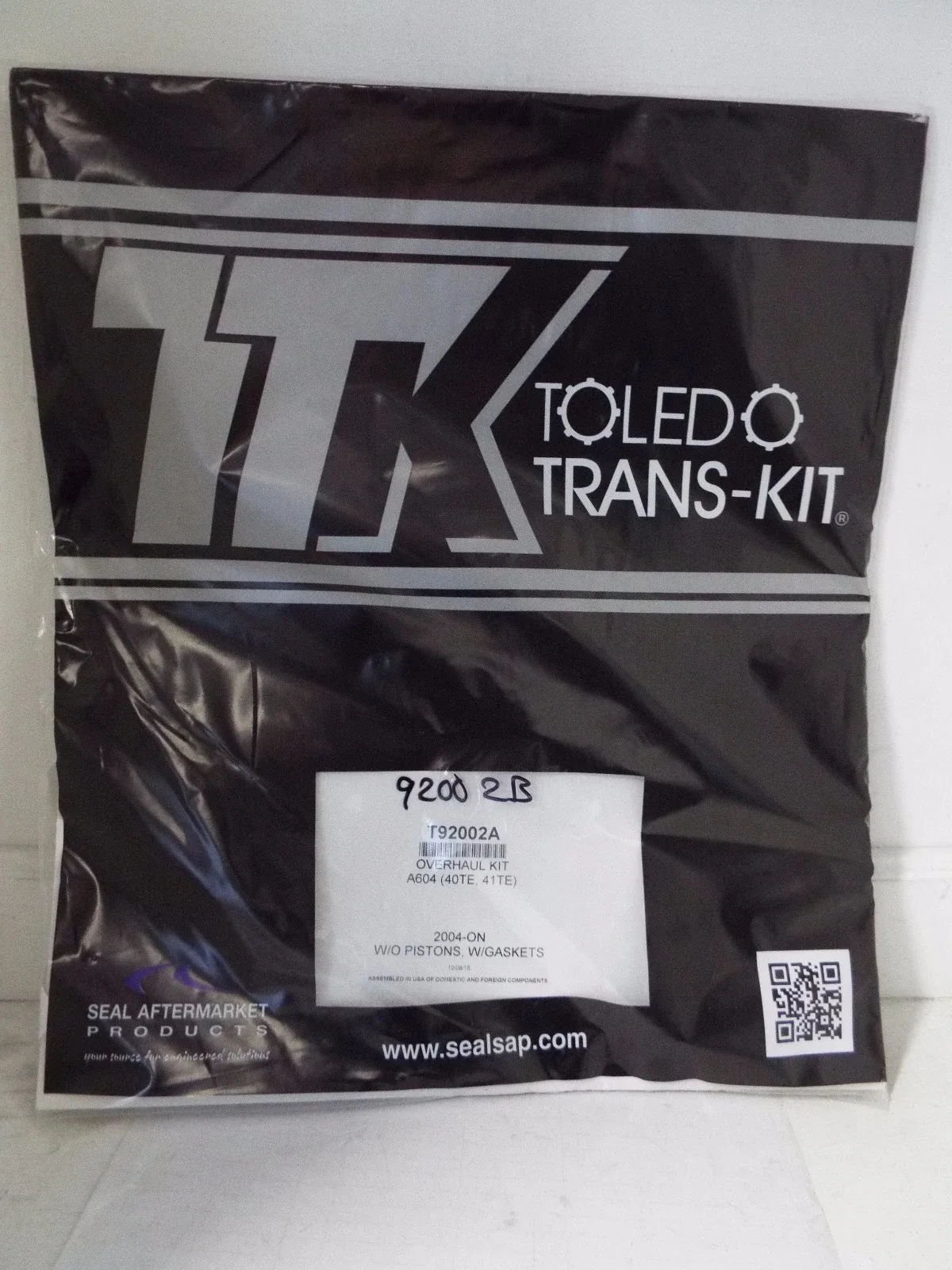 TOLEDO A604 (41TE) Overhaul Kit T92002A - Rings, Seals & Gasket Set
