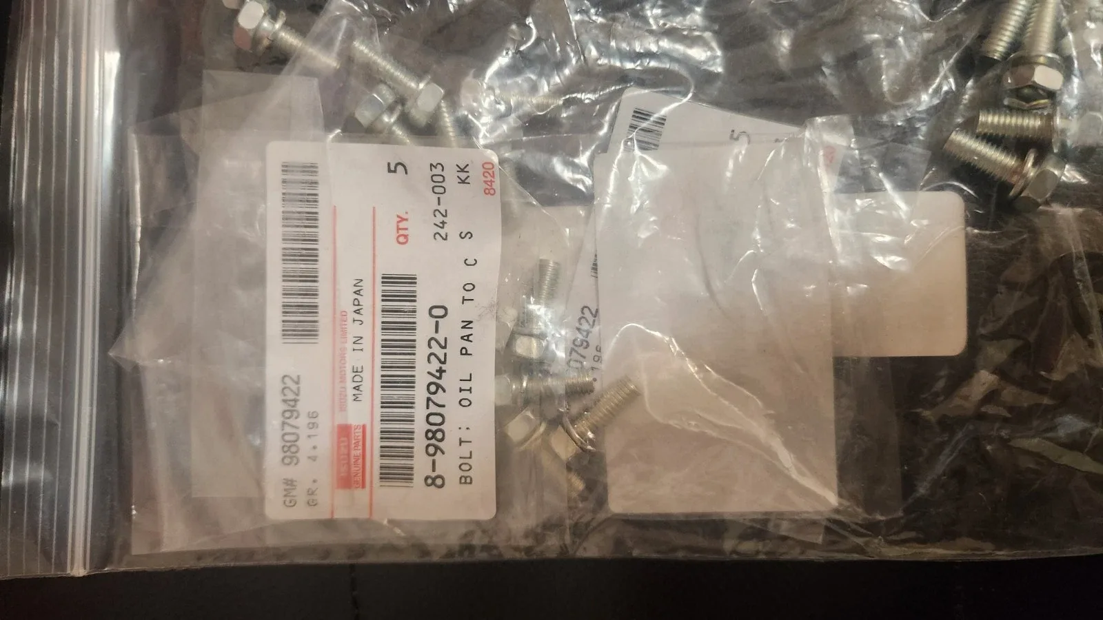 2011-2018 Isuzu Reach/NPR Transmission Gasket Set MPN 0-28151-012-0 image 3