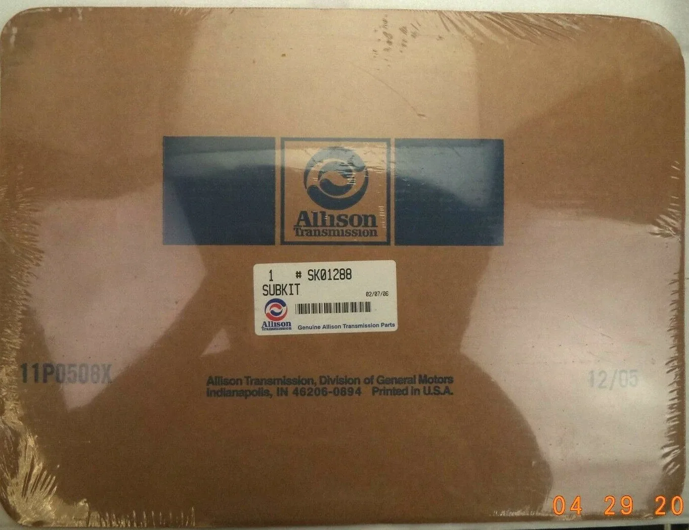 Allison Transmission B400 Retarder Gasket Set Subkit SK01288