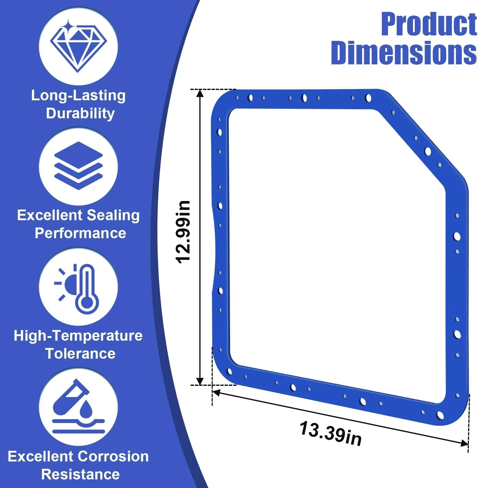 TH350 Transmission Oil Pan Gasket MPN 93102 for GM Turbo 350 image 3