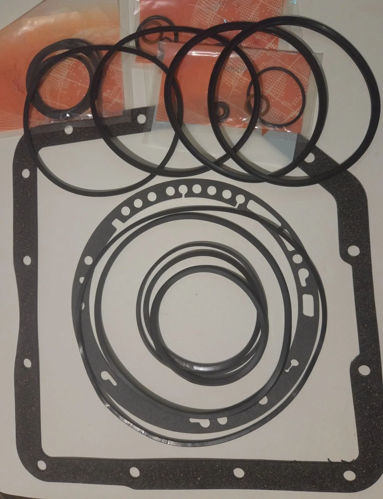 1969-up GM 350 Pan Gasket & Complete Oil Ring Set - ADVANCED