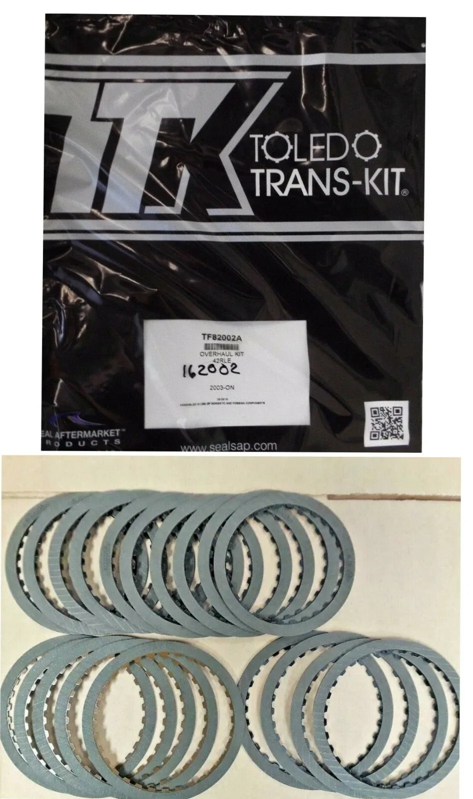 2003-up Jeep/Dodge/Chrysler/RAM/Mitsubishi 42RLE Transmission Rebuild Kit KP6100AX
