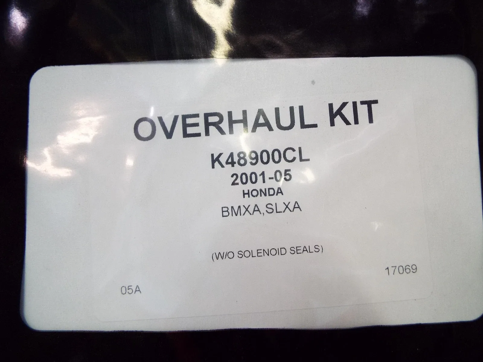 2001-2005 Honda Civic Overhaul Kit (BMXA / SLXA) - bmxa kit image 2