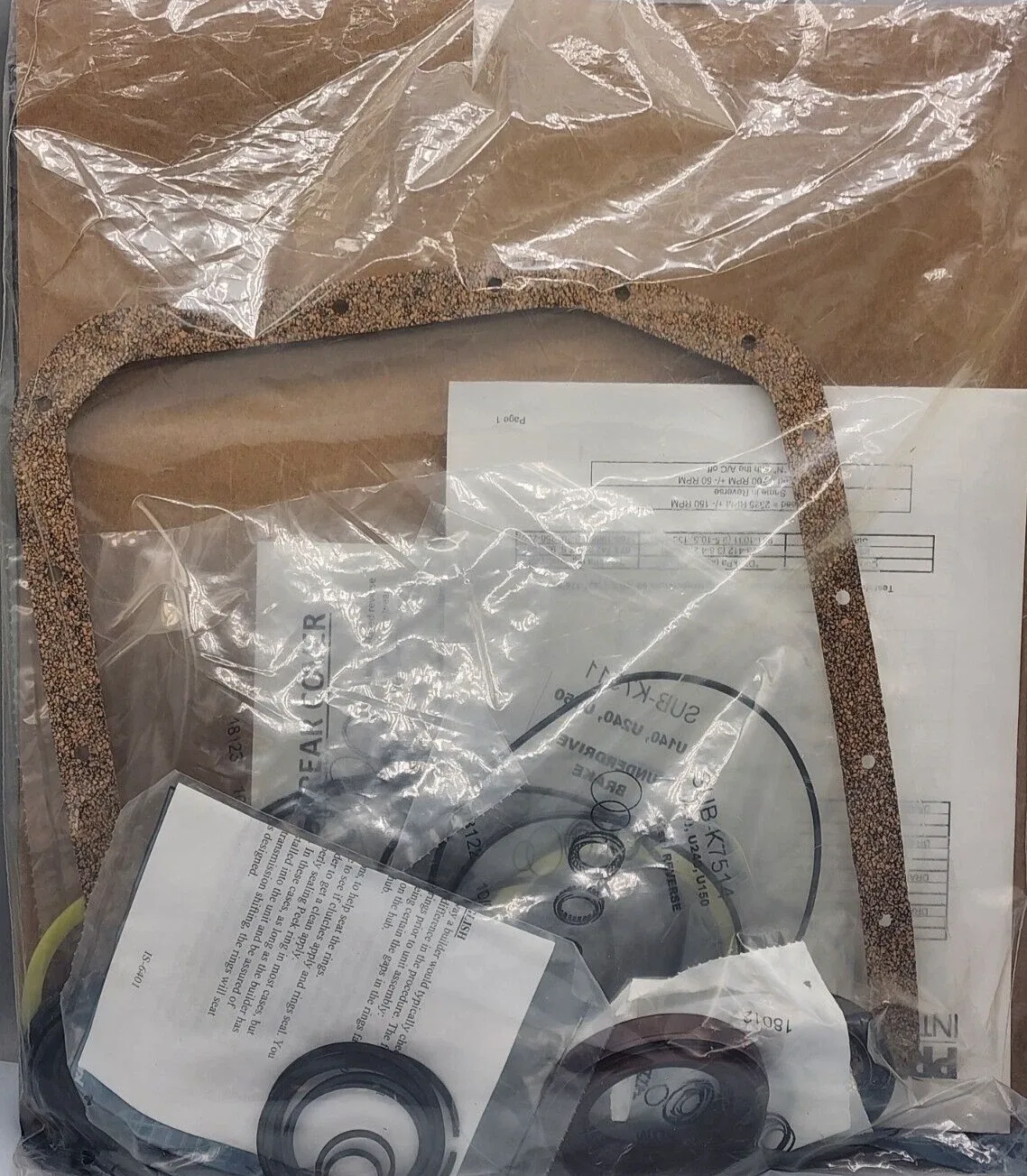 Toyota U340 Overhaul Gasket Kit — Precision International K75900JX image 4