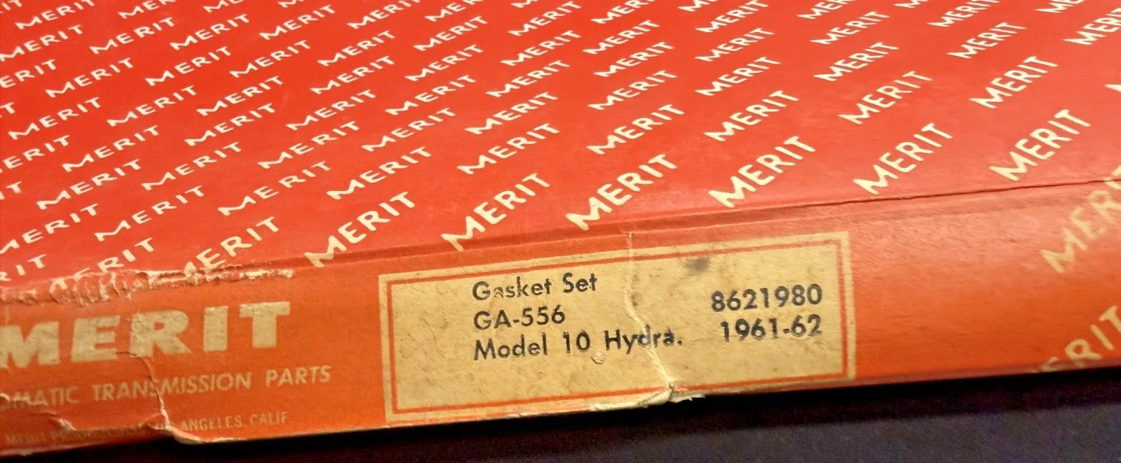 1961-62 Model 10 Hydramatic Transmission Gasket Set Merit 8621980 image 2