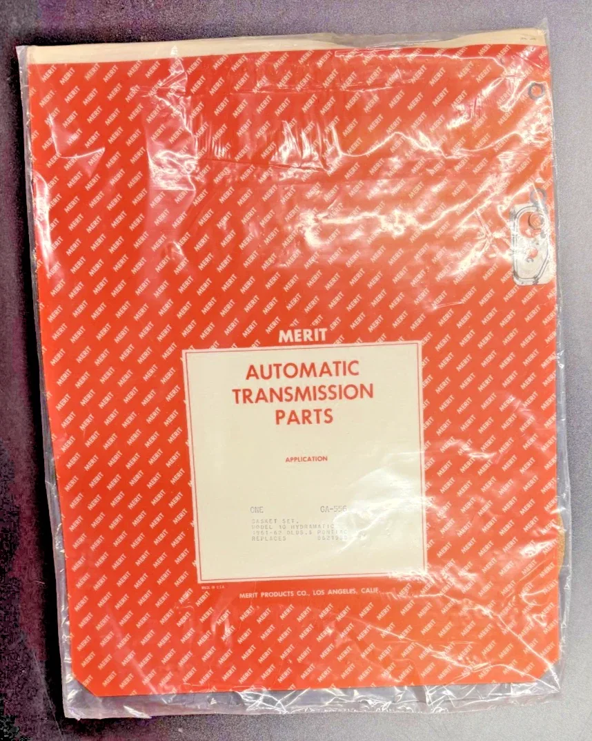 1961-62 Model 10 Hydramatic Transmission Gasket Set Merit 8621980 image 4