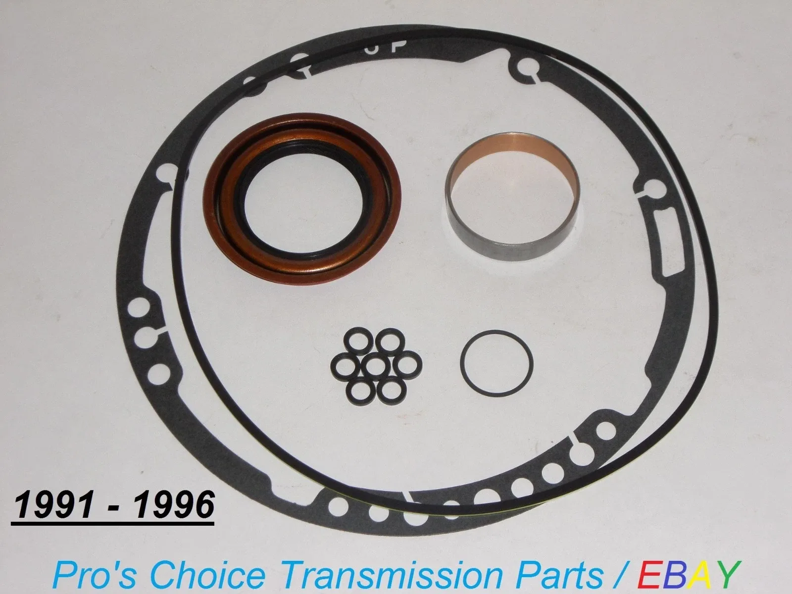 1991-1996 4L80E Front Oil Pump Seal Reseal Kit & Bushing - transtec