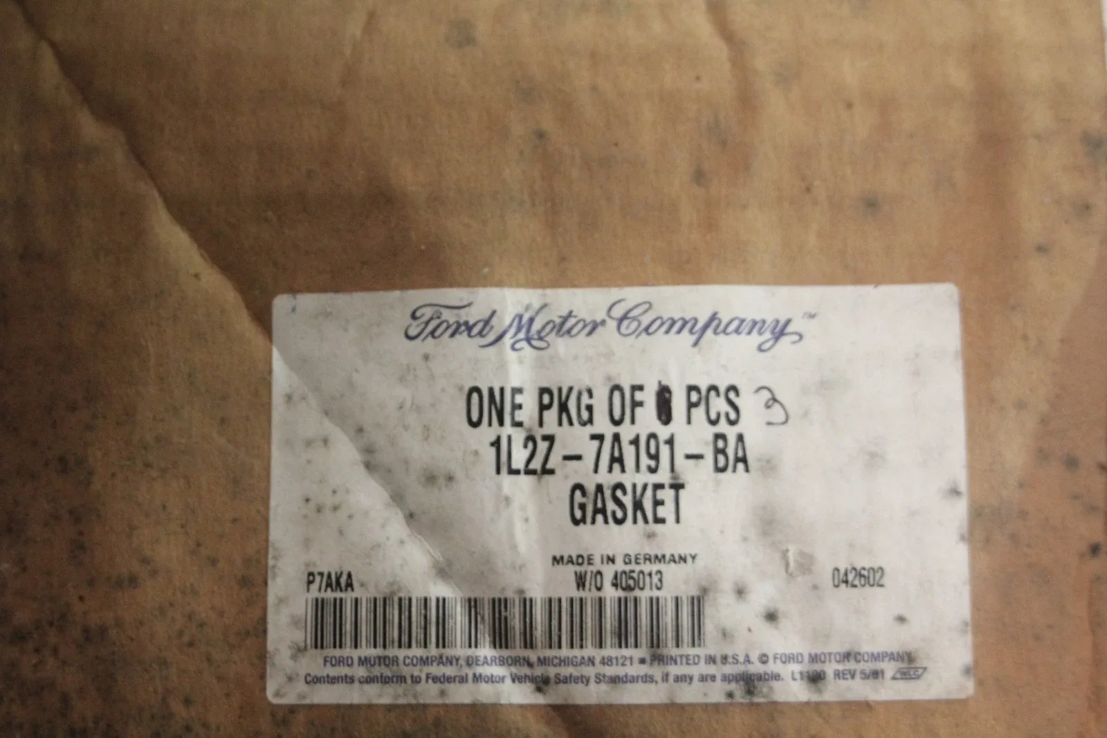 Ford Transmission Pan Gasket 1L2Z-7A191-BA - Pack of 3 image 3