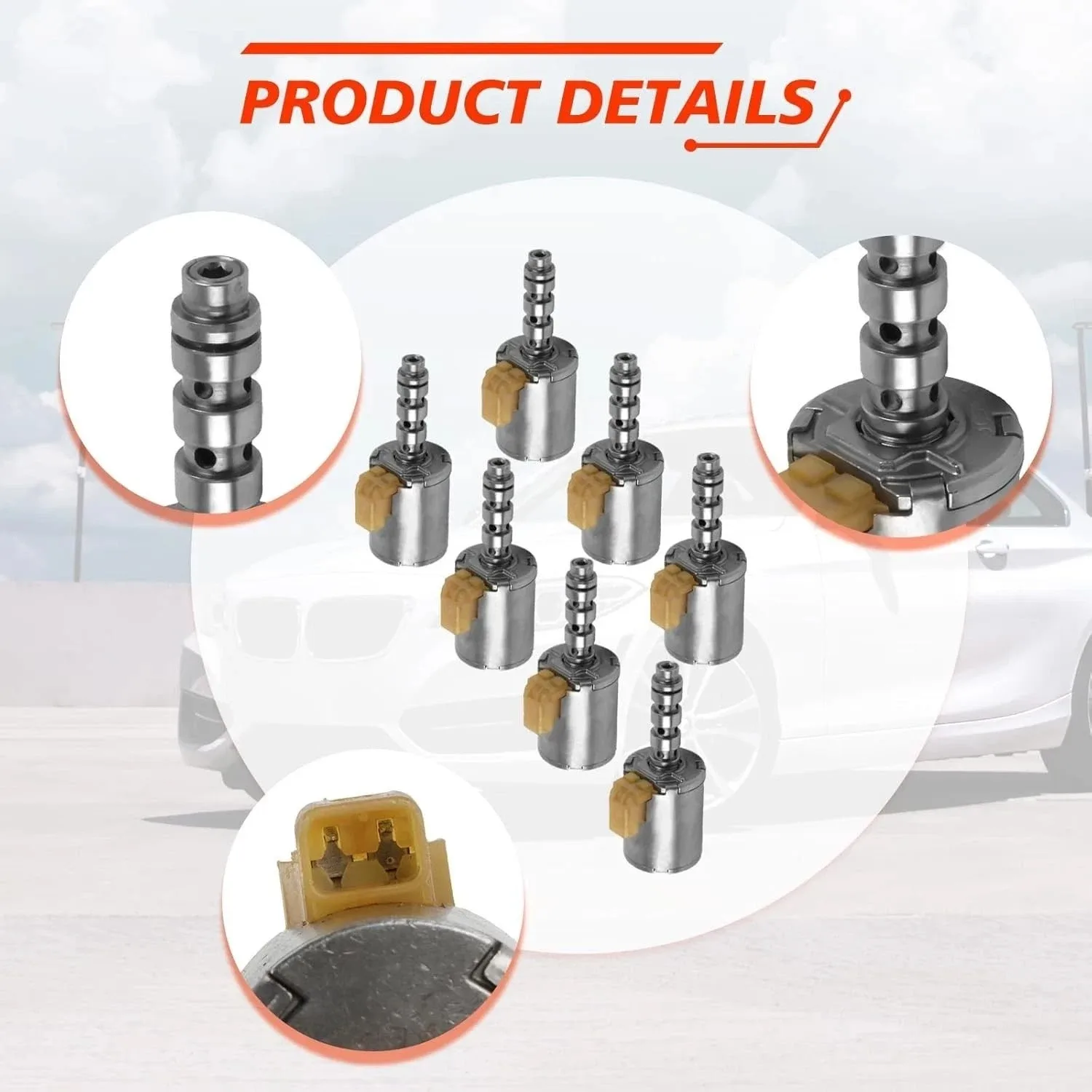 7x 5R110W Transmission Master Shift Solenoid Set for Ford F250 F350 F450 2003-UP image 3