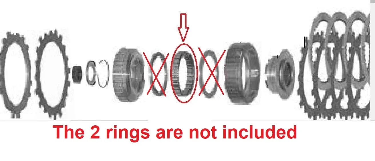 1987-up GM TH-700-R4 / 4L60E Forward Input Sprag - Tri Component image 2