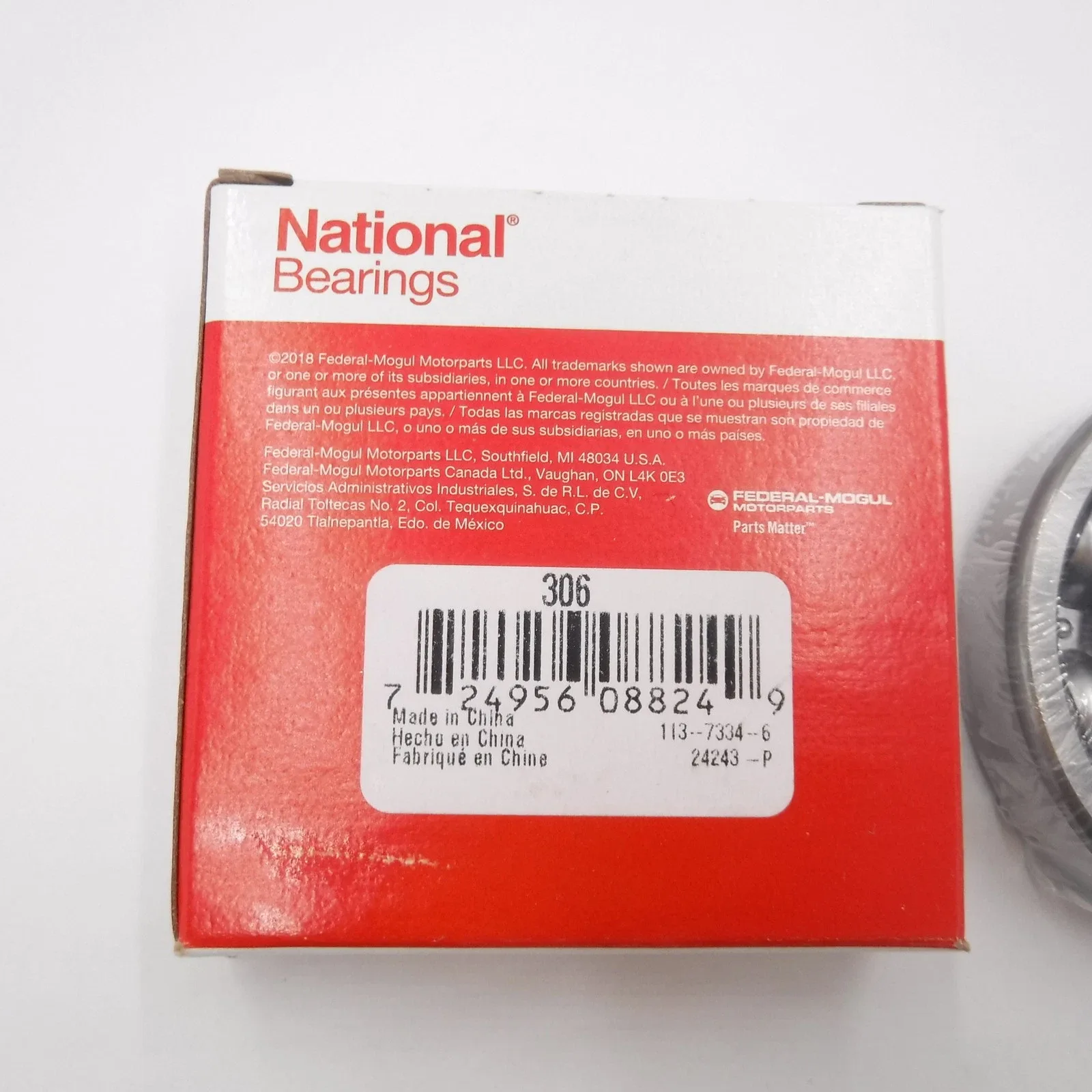 1969-1974 Rover 3500S Rear Multi-Purpose Bearing 306 - National Bearing image 2