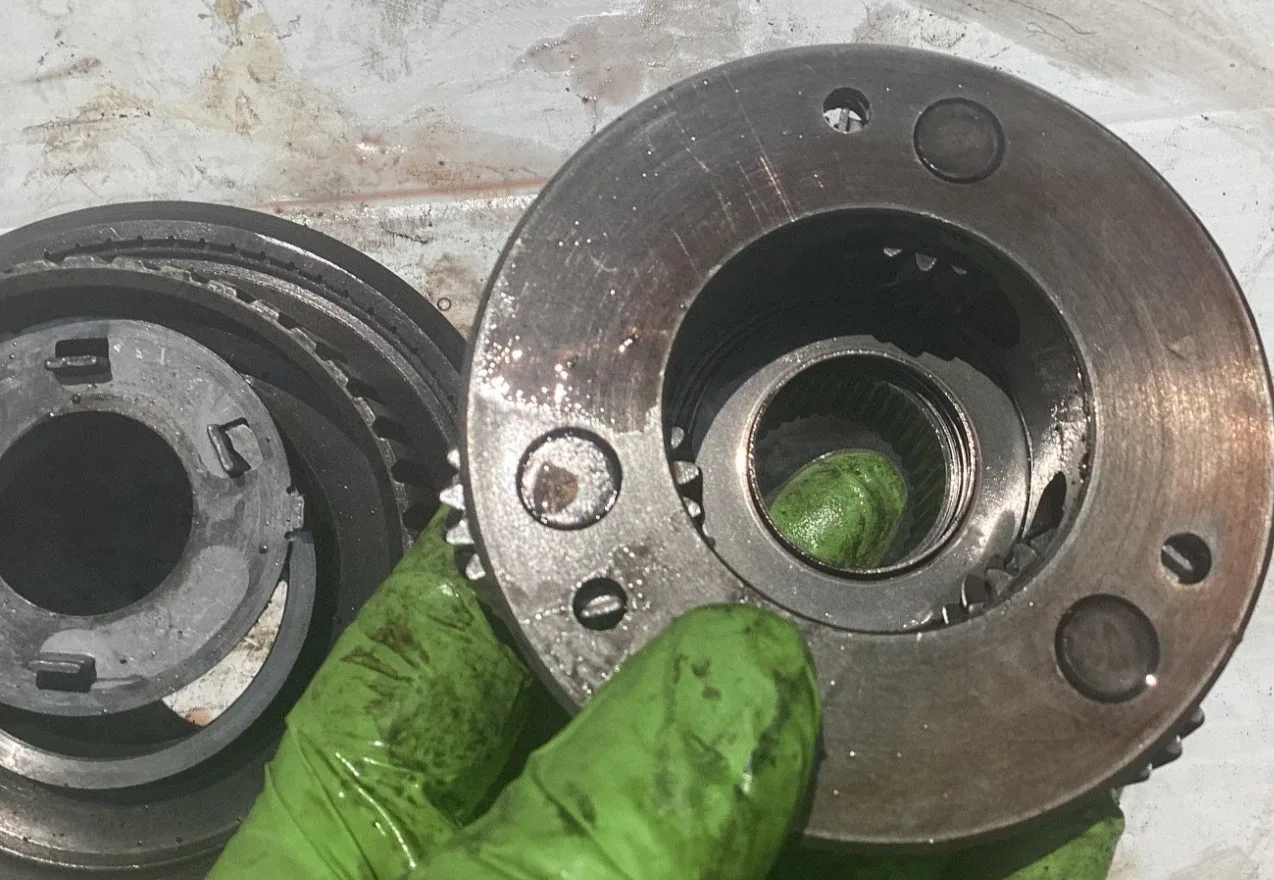 1966 Ford C4 Transmission Front Ring Hub Gear (No Bearing) image 3
