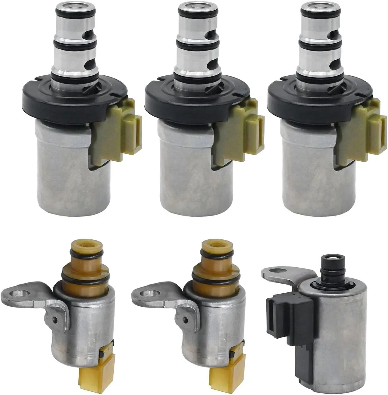 6Pcs Transmission Shift Solenoid Kit EPC PWM 4F27E Ford Fiesta Focus 48420K-R FN image 2